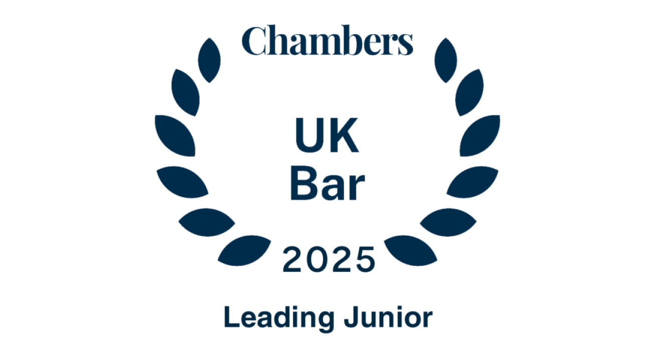 Chambers UK Bar 2025 - Leading Junior